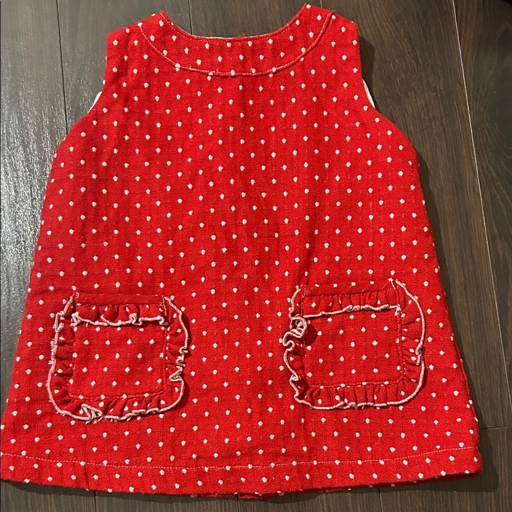 Red Polka Dot Kids Dress